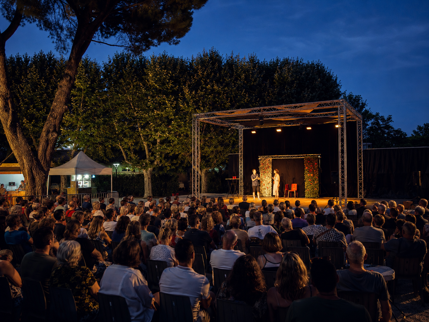Spectacle au Théâtre de Verdure de Carry-le-Rouet